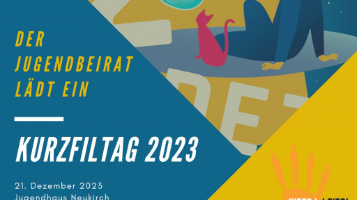 Der Jugendbeirat lädt ein: Kurzfilmtag 2023 im Jugendhaus Neukirch
